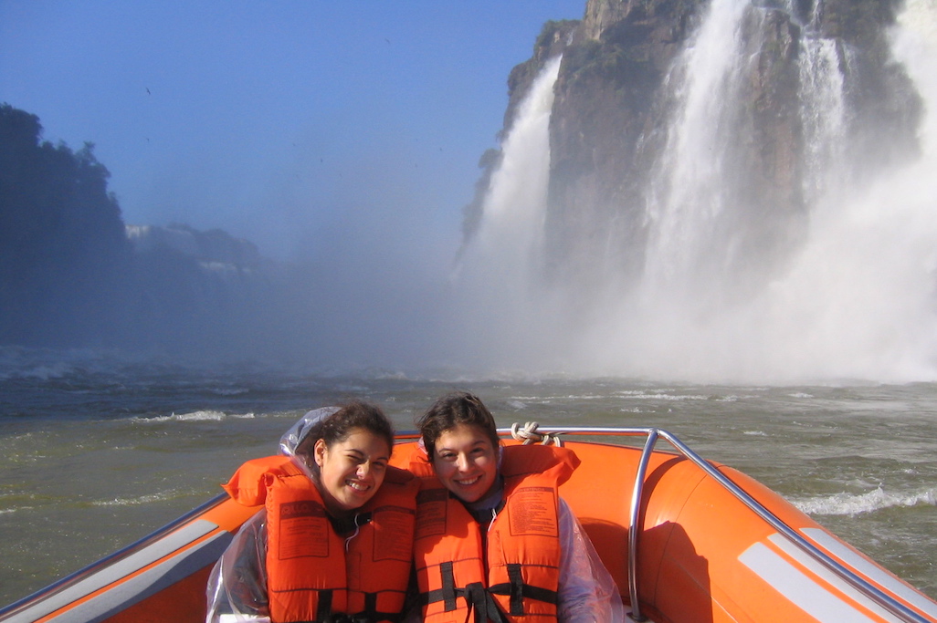 Boat ride at Iguazu Falls