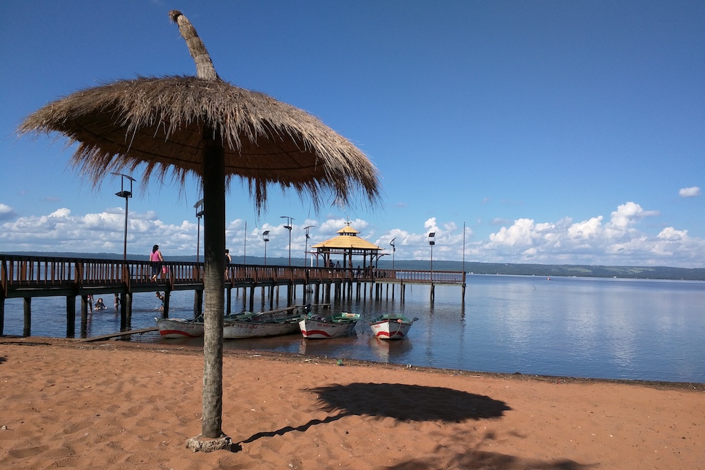 Ypacarai Lake in Aregua Paraguay