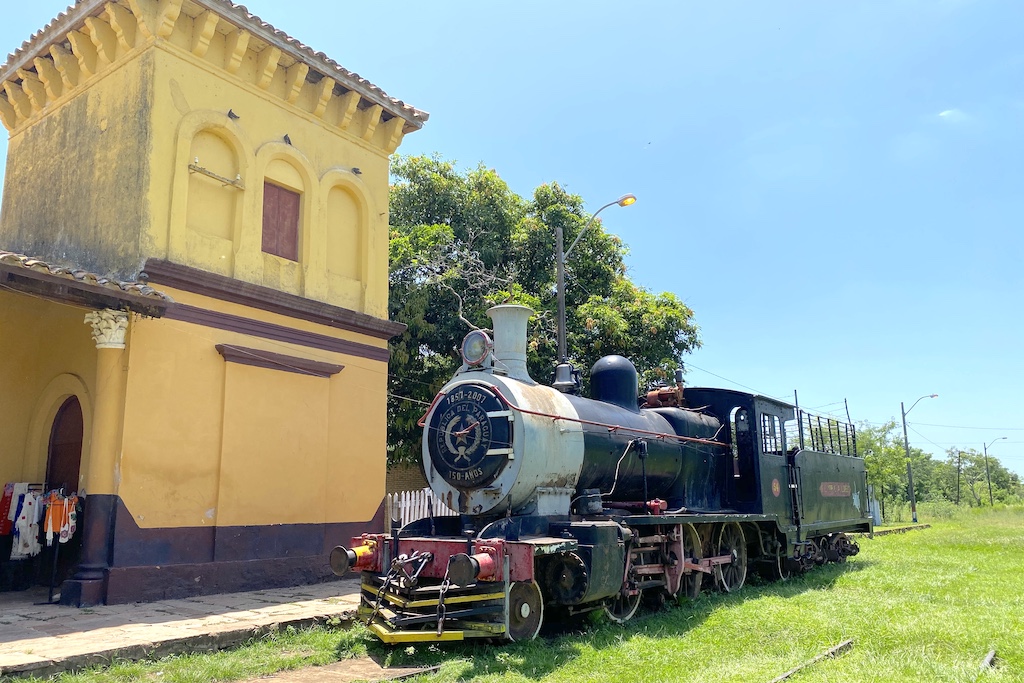 Train in Pirayu, Paraguay