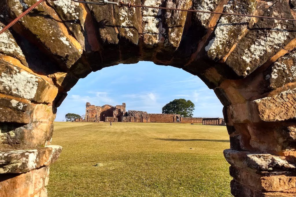 Entrance to Trinidad Jesuit Ruins