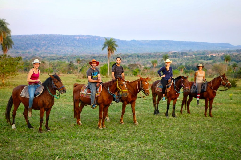 Horseback riding at the estancia