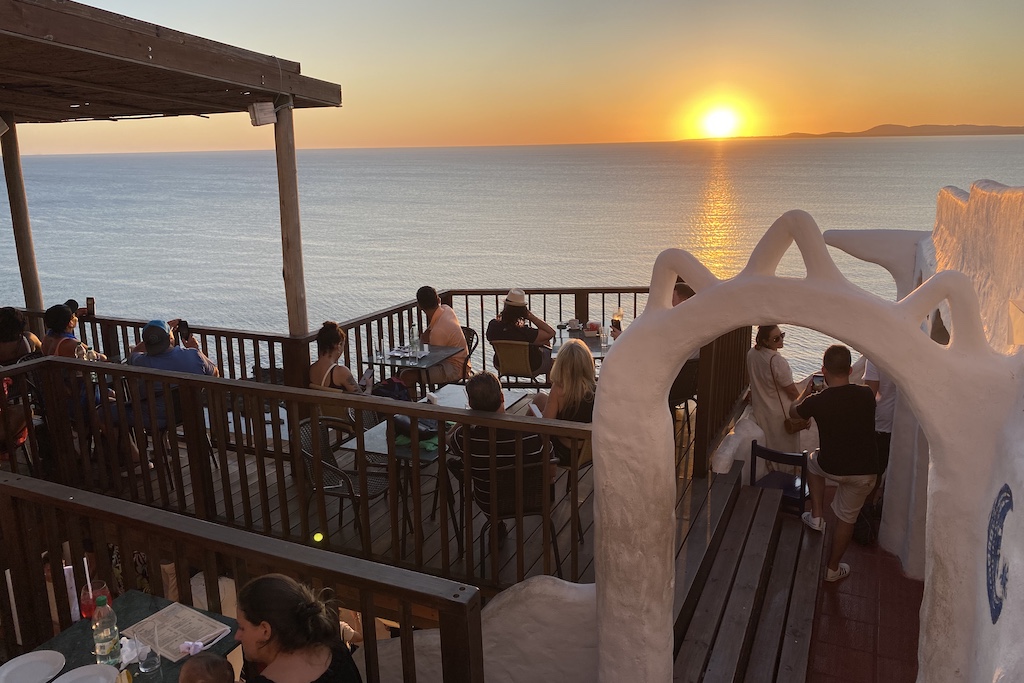 Casapueblo sunset ceremony, Uruguay