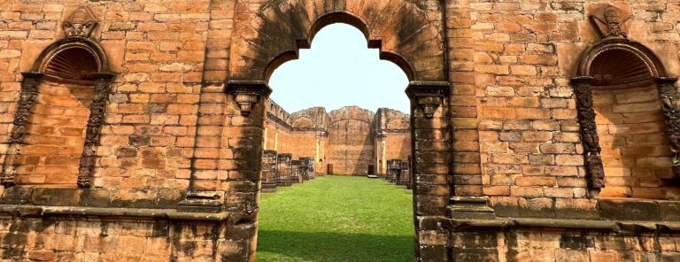 Jesus Jesuit ruins banner