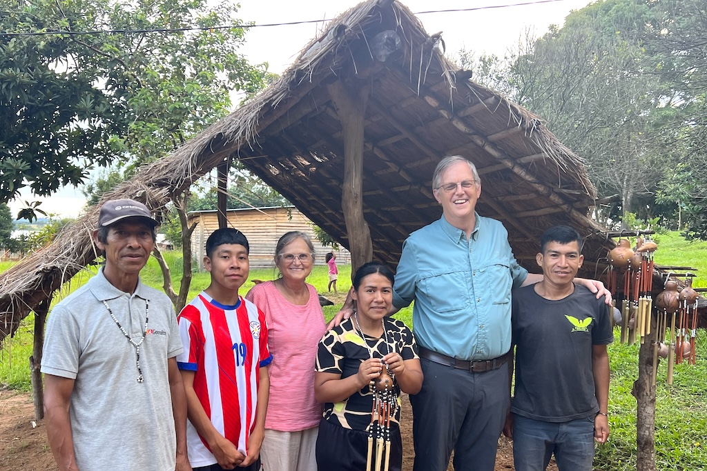 Visit to an indigenous community in Paraguay