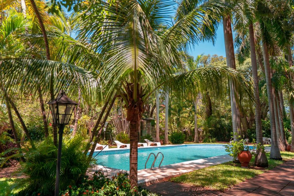Garden at Gran Hotel in Asuncion