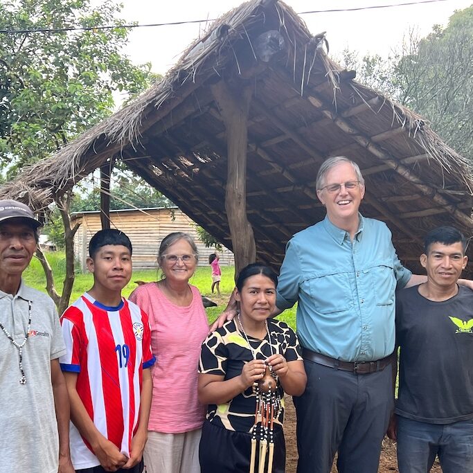 Visit to an indigenous community in Paraguay