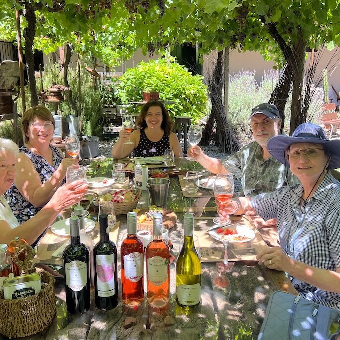 Lunch at family winery in Uruguay