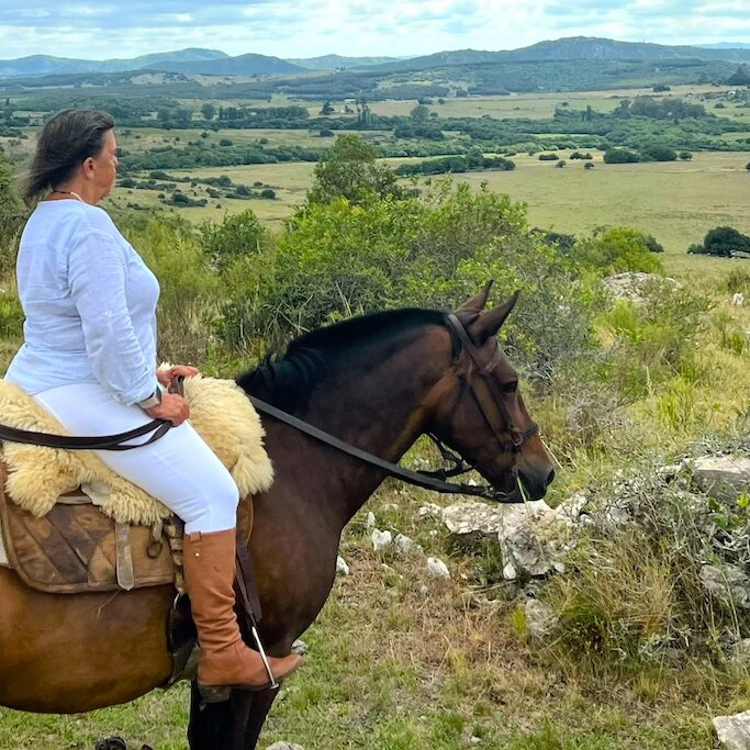 horseback riding at estancia martin pescador