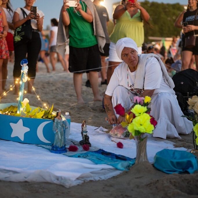 Iemanja ceremony