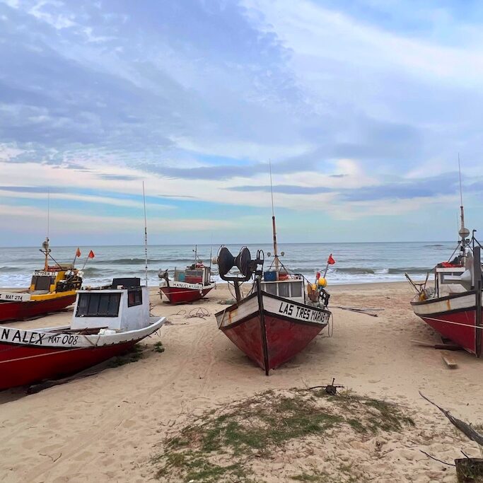 Punta del Diablo fishing boats